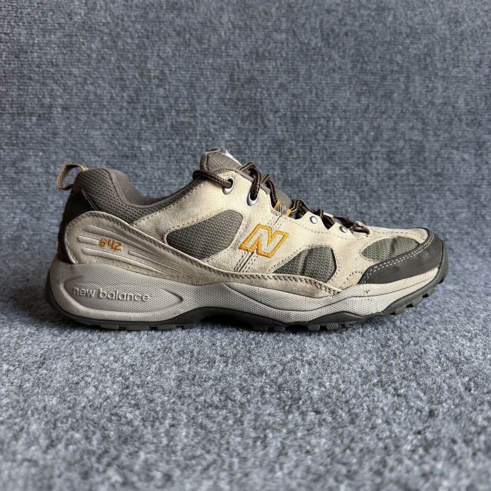 Vintage New Balance 642 MW642GM Men’s 10.5 Gray Beige Orange Trail Hiking Shoes